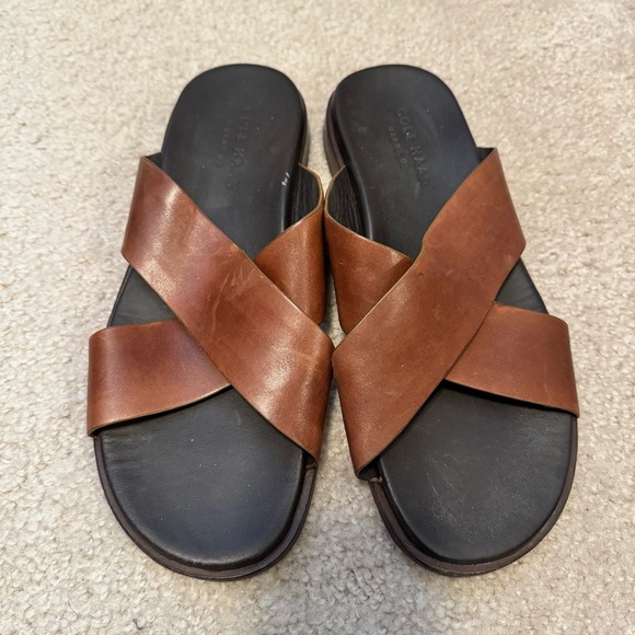 Cole Haan Zerogrand leather slide sandal - Picture 1 of 5